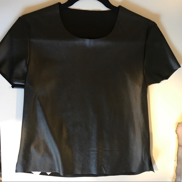 American apparel vegan leather tee - Picture 2 of 3